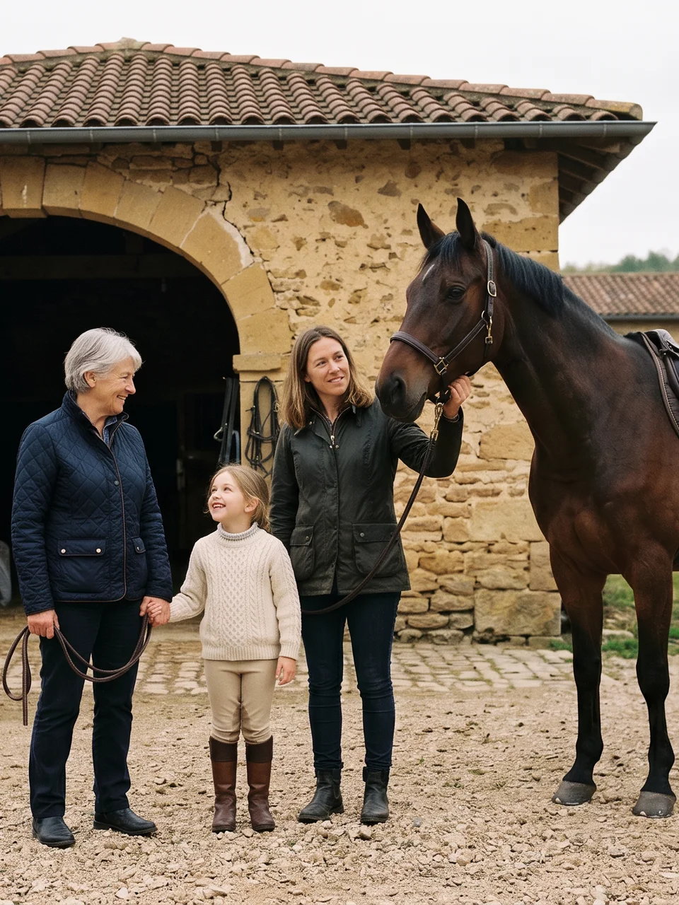 L'équipe, Élevage de Sanré, centre équestre à Brindas