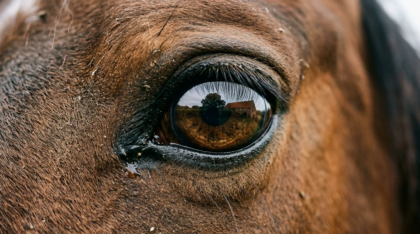 Un regard de cheval, Élevage de Sanré, Brindas