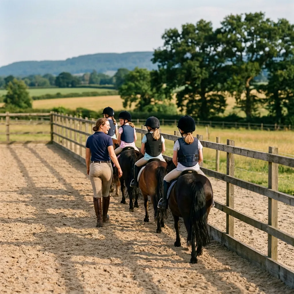 Cours de poney à Brindas, Rhône